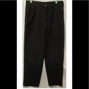 Basic Editions Men's Pants Black Dress Pants 32 X 32 Perfect Khaki Straight Leg